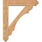 Ekena Millwork Olympic Arts and Crafts Smooth Bracket w/ Offset Brace, Western Red Cedar, 7 1/2"W x 38"D x 44"H BKT0806X38X44OLY03SWR - alternate 3